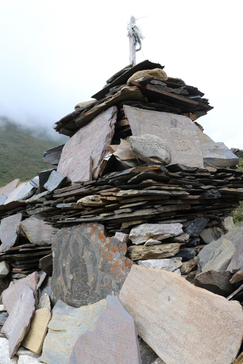 Trek van Bhimthan naar Samdo via Larke pass