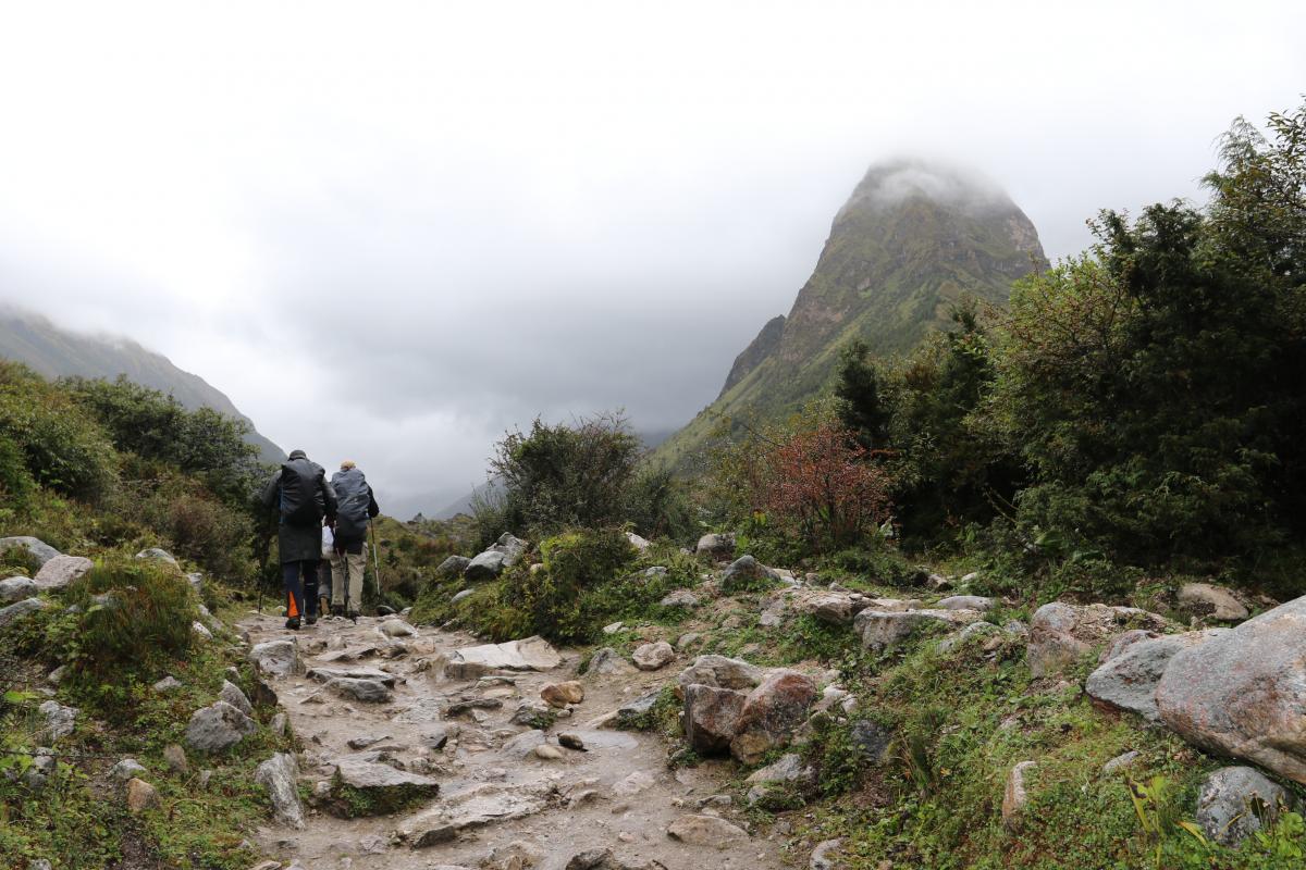 Trektocht tot aan basecamp