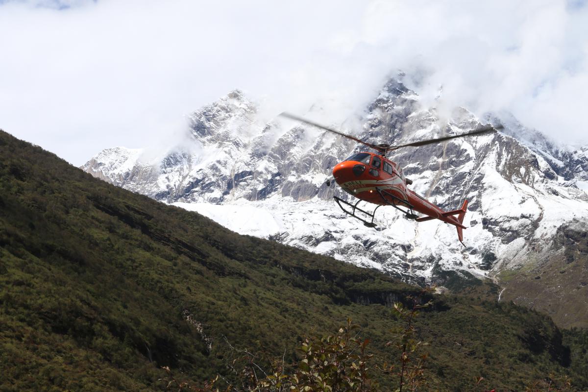 Helikopter vlucht