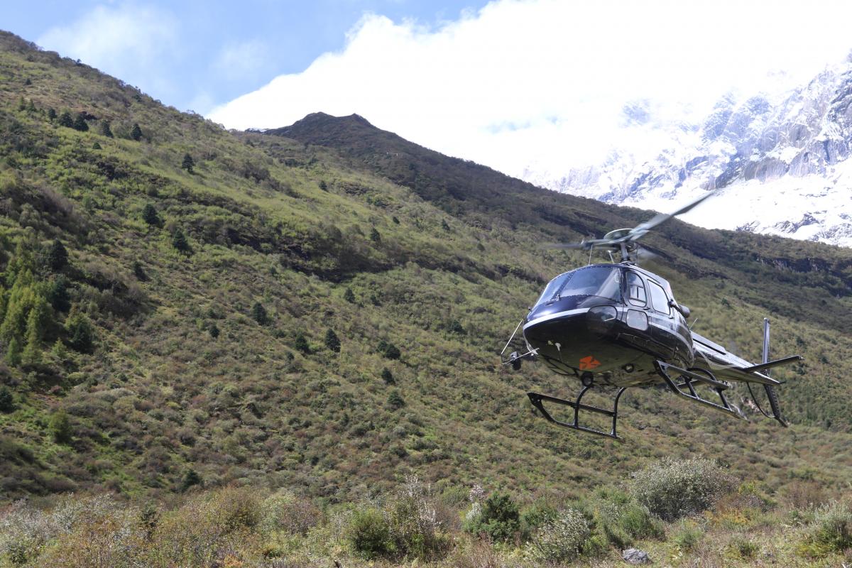 Helikopter vlucht