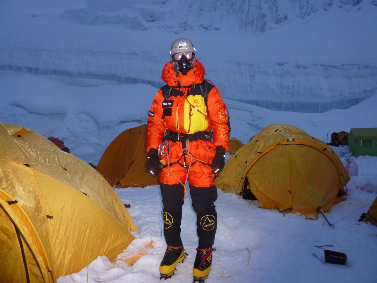 Klaar om aan de summit push te starten