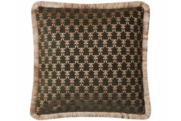 Sultan Olive Damask 50×50 cm