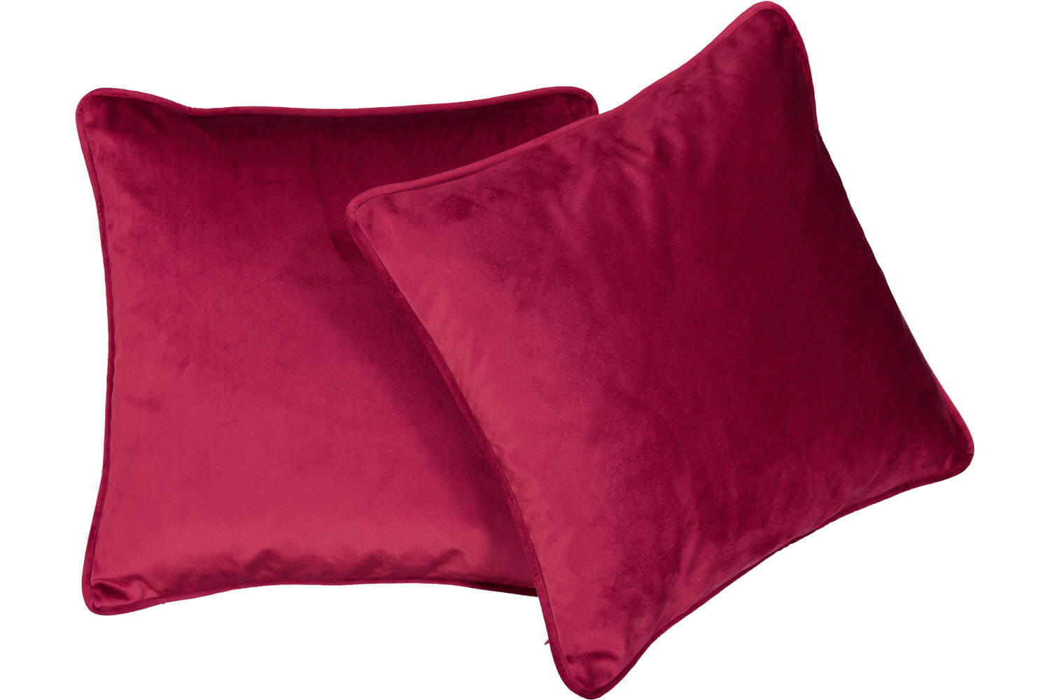 Velour pude bordeaux 50x50 cm | Kollektion Baby Face | Mancilli