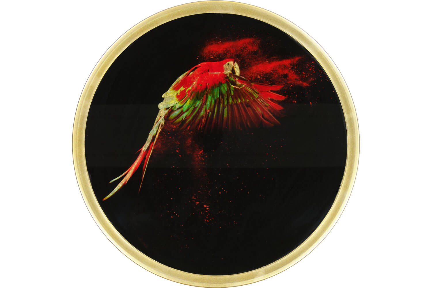 Rotund "Ruby Parrot" Ø 50 cm 1 Rotund "Ruby Parrot" Ø 50 cm