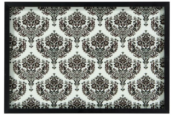 serving tray damask 2