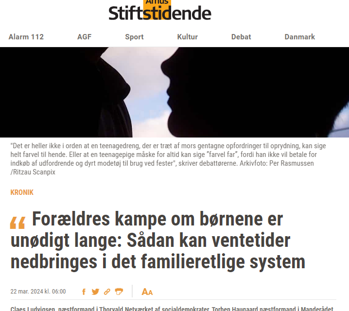 Stiften foraeldrenes kamp om børnene