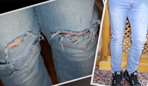 DIY Style Tutorial | Ripped Jeans