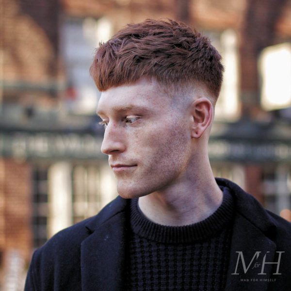 Cropped Fringe Skin Fade