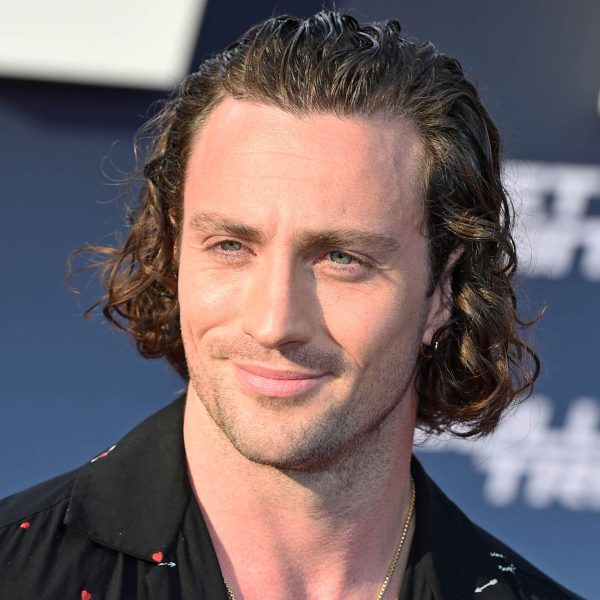 Aaron Taylor-Johnson: Long, Curly, Swept Back Hairstyle | Man For