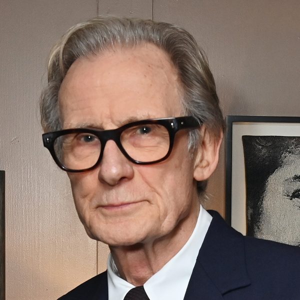 Bill Nighy: Grey Swept Back Hairstyle