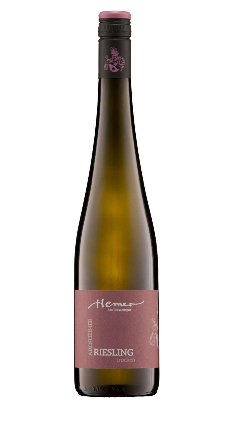 Das Bioweingut Hemer:  Riesling Abenheimer  Trocken 2019  Økologisk