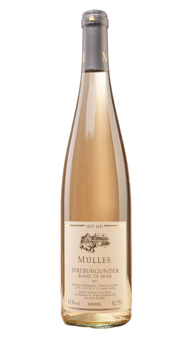 Toni Müller:  Blanc de Noir Spätburgunder  2021