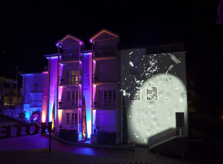 Projection mapping for a 30th birthday party