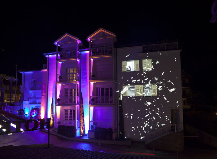 Projection mapping for a 30th birthday party