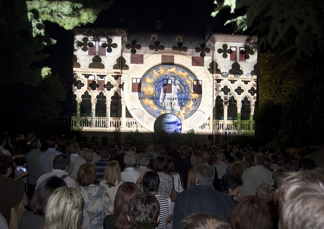 St.Michael-Eppan anniversary projection event