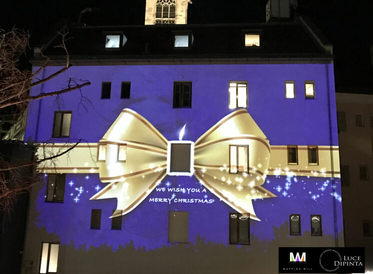 Projection mapping at Palais Campofranco