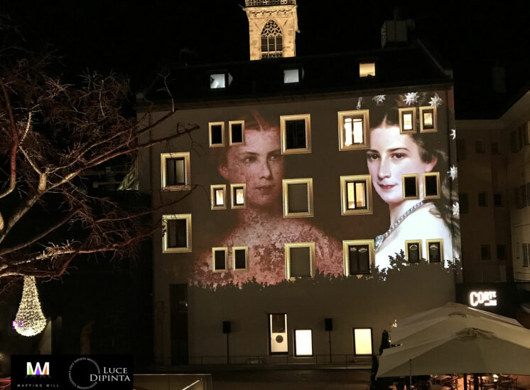 Projection mapping at Palais Campofranco