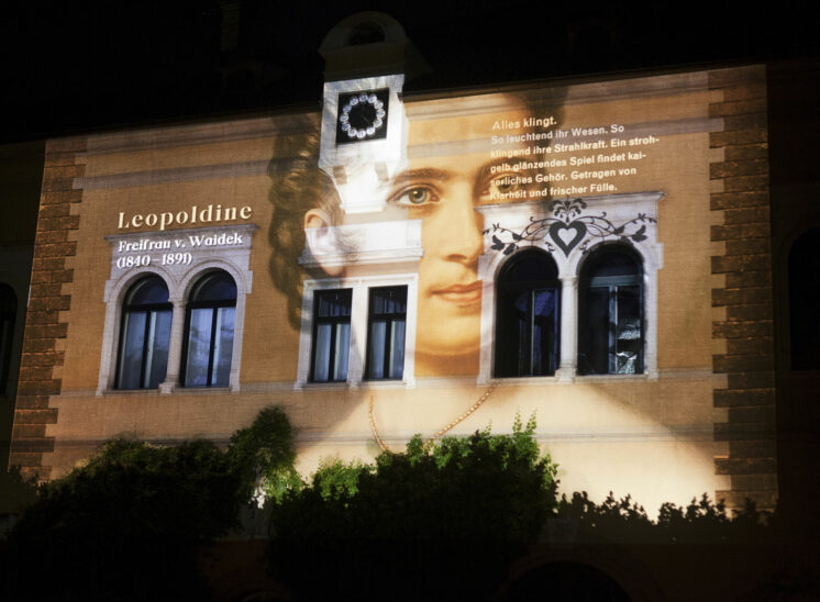 Castel Sallegg wine projection mapping