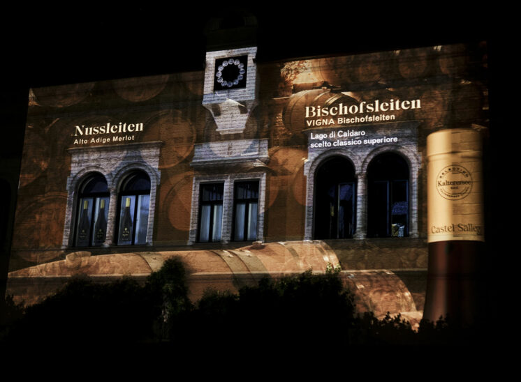 Castel Sallegg wine projection mapping