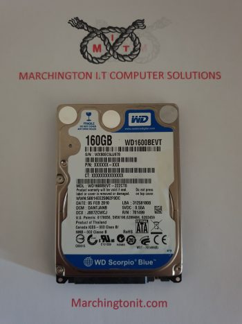 Western Digital WD1600BEVT 160gb Sata 2.5" HDD