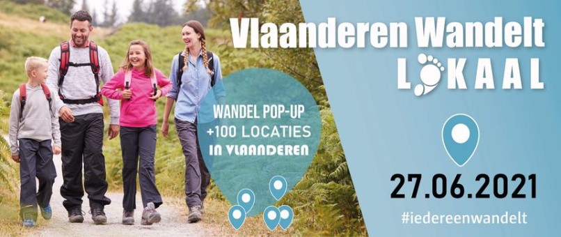 Vlaanderen Wandelt Lokaal – zondag 27 juni 2021 – laatste update