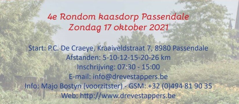 4e Rondom kaasdorp Passendale zondag 17 oktober