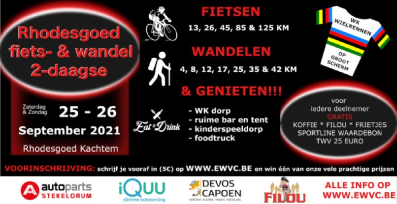 Rhodesgoed fiets & wandel 2-daagse