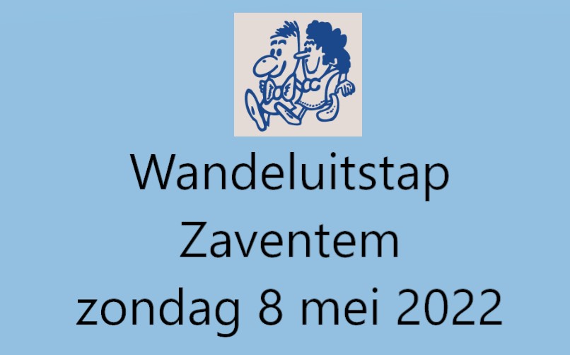 Wandeluitstap Zaventem zondag 8 mei 2022