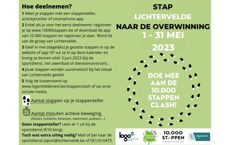 Doe mee aan de 10.000 stappenclash