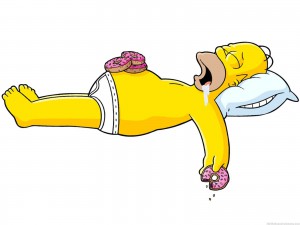 Homer sleeping