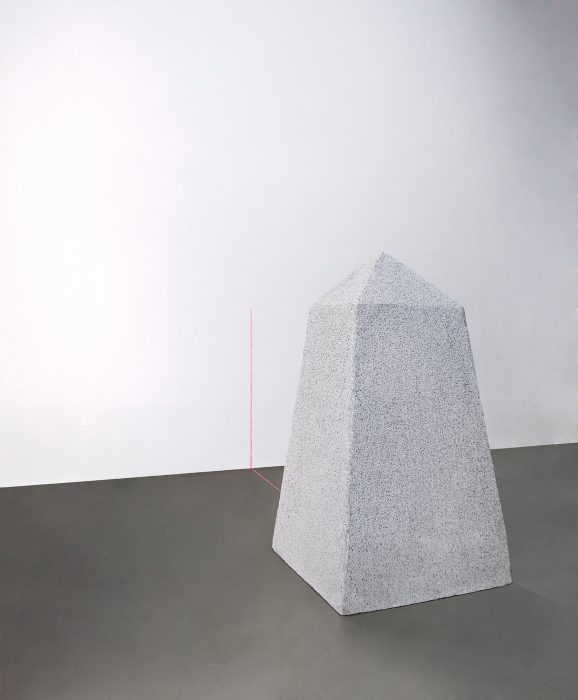 Mariana Vassileva 2011 landmark Styrofoam motor electronic track laser 85x 45cm