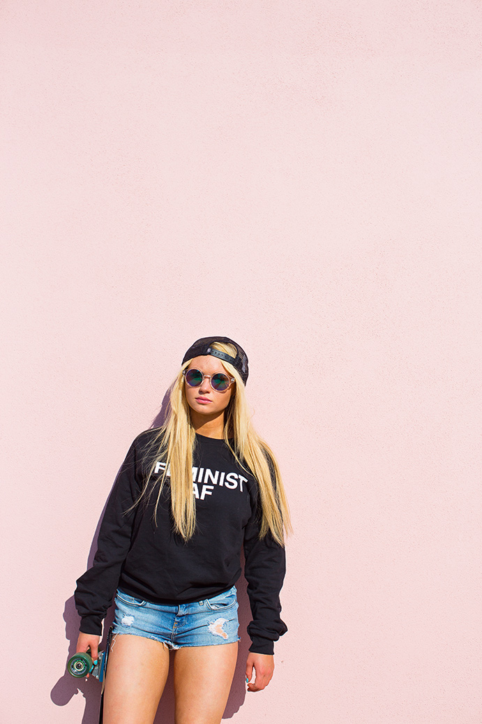 Monthly Gift Apparel Skater Girl Look Book. Product and Lifestyle Photography by Marianne Taylor.