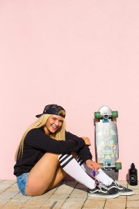 Monthly Gift Apparel Skater Girl Look Book. Product and Lifestyle Photography by Marianne Taylor.