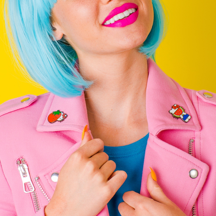 Colourful content creation for Punky Pins. Product photography & styling by Marianne Taylor.