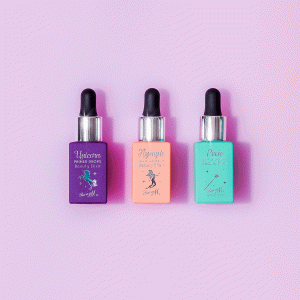 Colourful content creation for Barry M cosmetics. Product photography by Marianne Taylor.