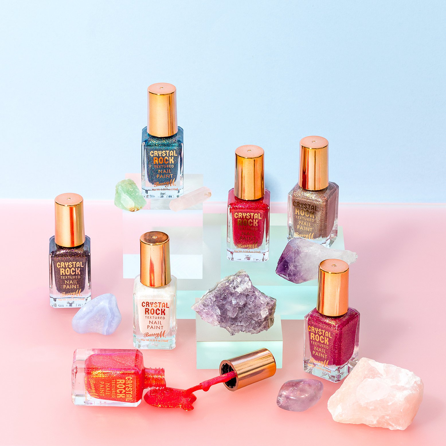 Colourful content creation for Barry M cosmetics. Product & lifestyle photography by Marianne Taylor.