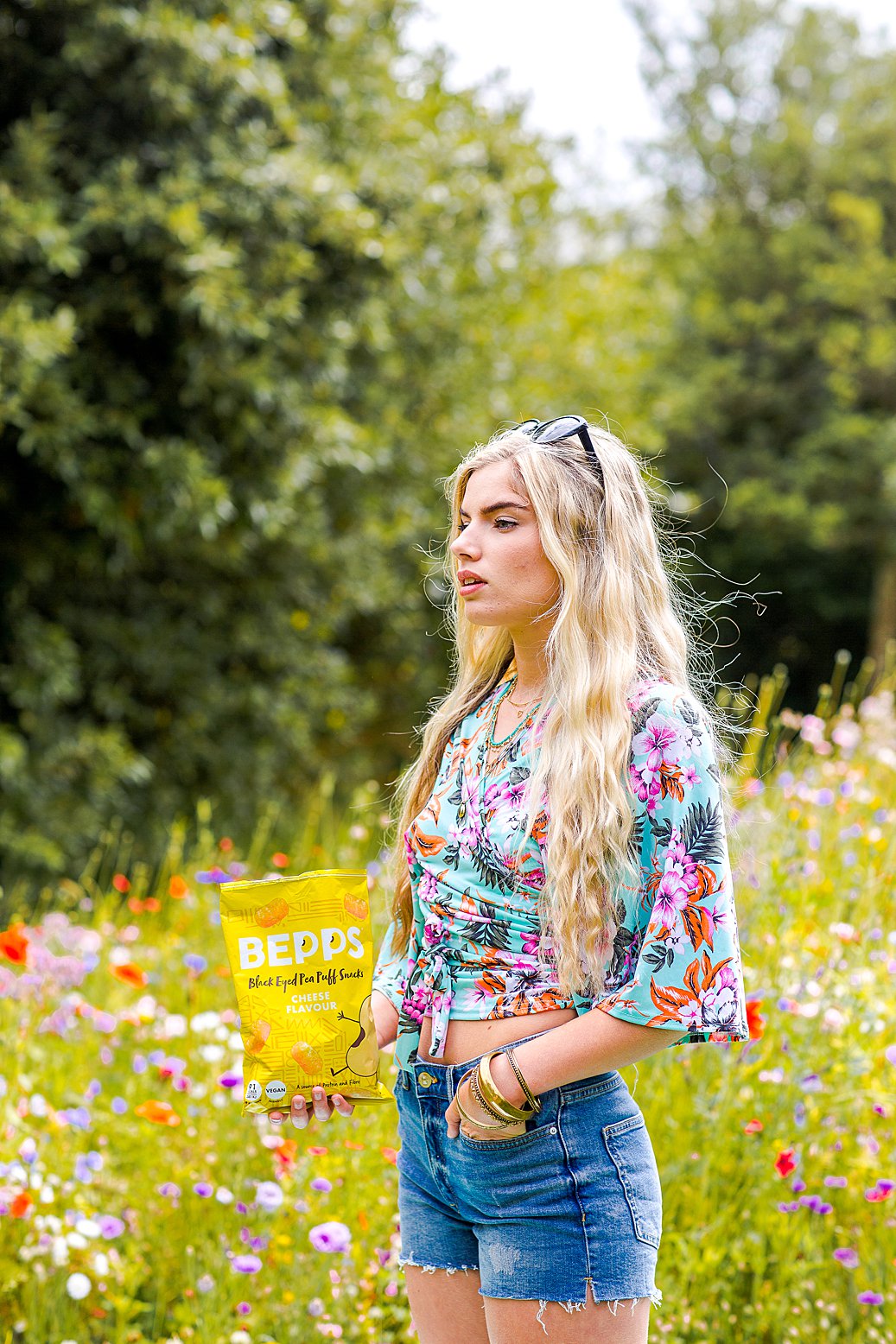 Colourful content creation for Bepps Snacks. Product & lifestyle photography by Marianne Taylor.