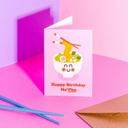 Colour-filled stationery product content creation for Studio Boketto. Styled greeting card stills photography by Marianne Taylor.