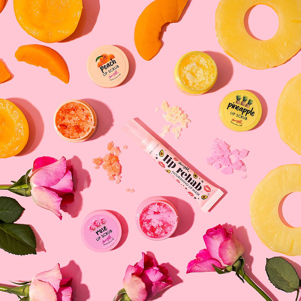 Colourful content creation for Barry M cosmetics. Styled beauty product stills photography by Marianne Taylor.