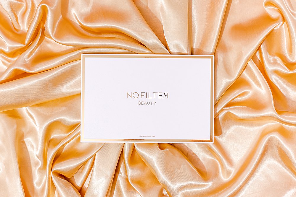Still life photography for launch of No Filter make-up line. Styled beauty product stills photography by Marianne Taylor.