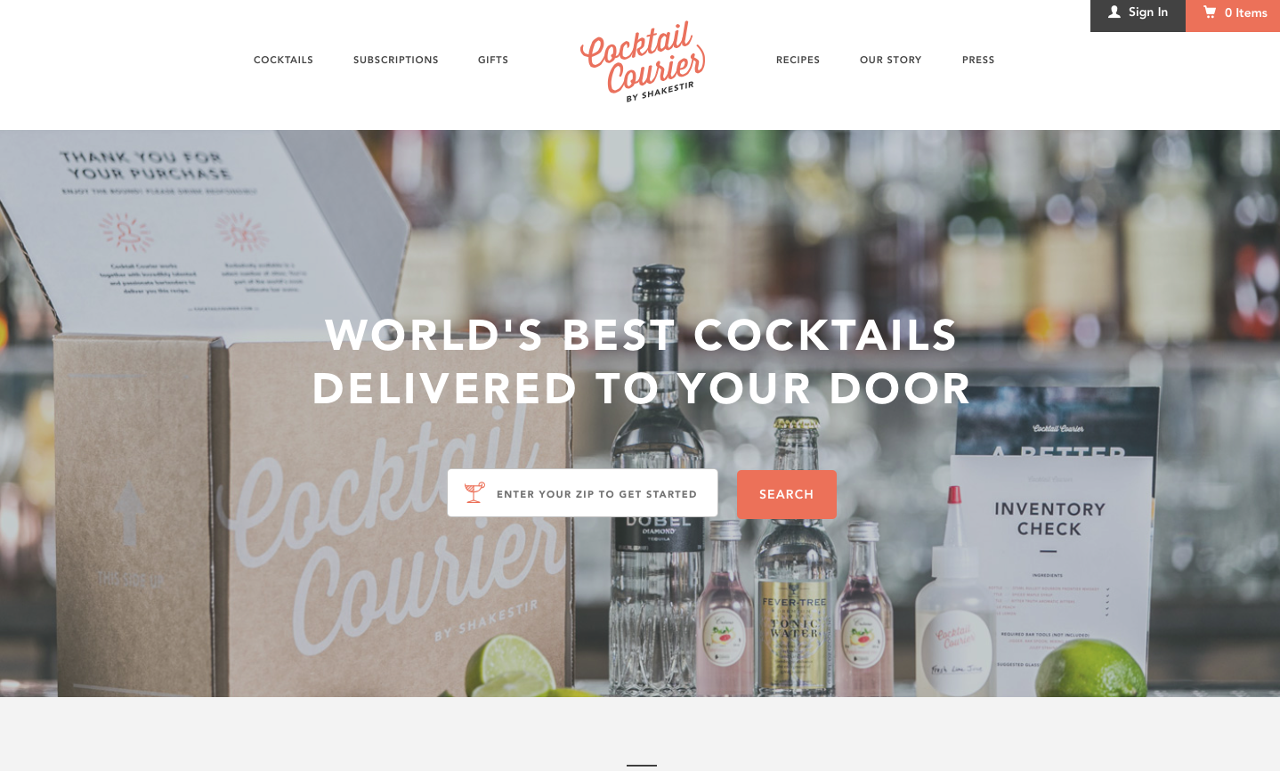 online- drink-shop-cocktail courier