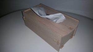 Taschentuch-Box aus Buche