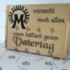 Bierkiste Bierkasten für 20 Bierflaschen stapelbar Motiv personalisiert aus Holz Buche