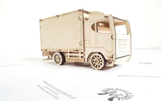 Fahrzeug Spielzeug Lastwagen klein mit Ladebox 25x16x12 cm