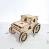 Motorikspiel für Kleinkinder Design Traktor mit Zubehör aus Holz Buche – Bild 5