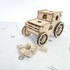 Motorikspiel für Kleinkinder Design Traktor mit Zubehör aus Holz Buche – Bild 7