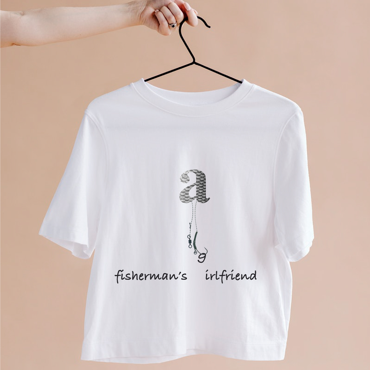 t-shirt design fishermans girlfriend