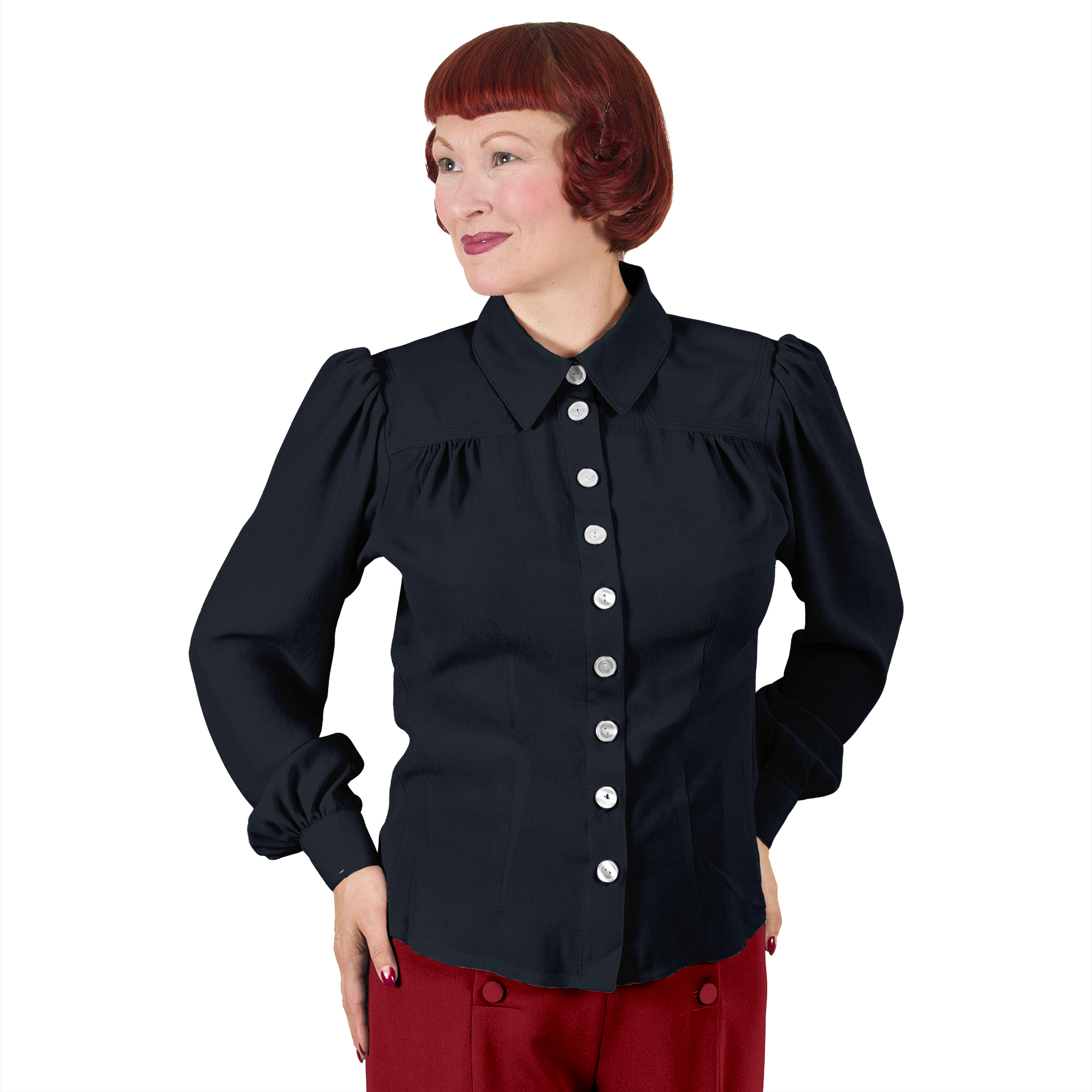 Bluse 1940er Jahre SENTIMENTAL JOURNEY – Bild 9
