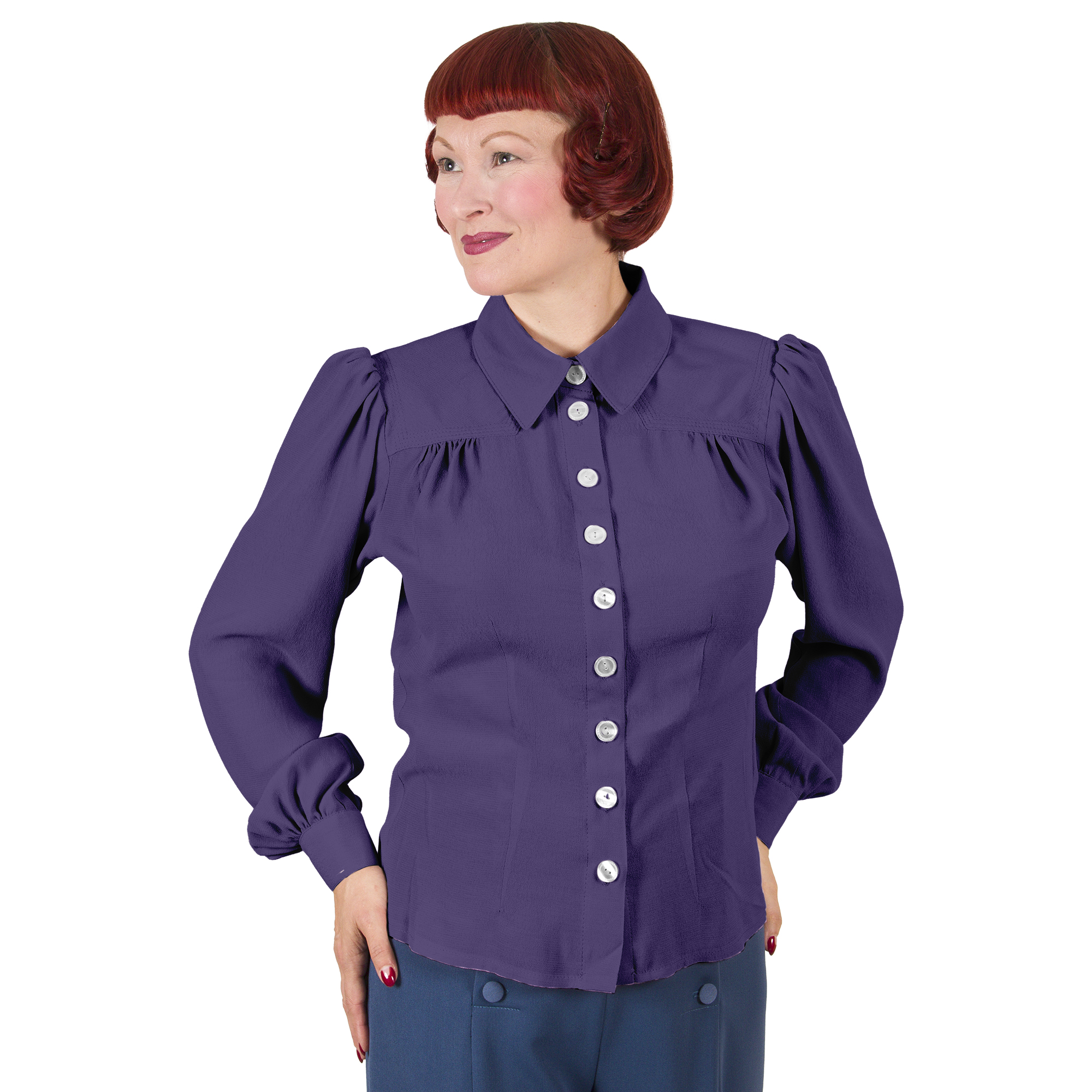 Bluse 1940er Jahre SENTIMENTAL JOURNEY – Bild 5