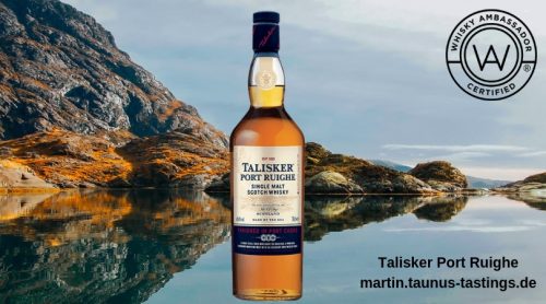 Eine Flasche Talisker Port Ruighe